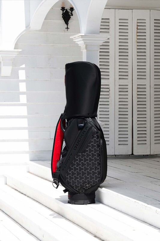 PREMIUM ARMOR CADDIE BAG - BLACK