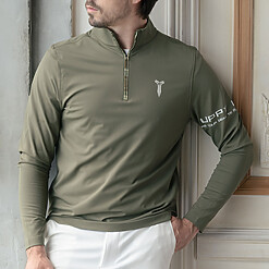 TARTAN-LINE FLEX HALF ZIP