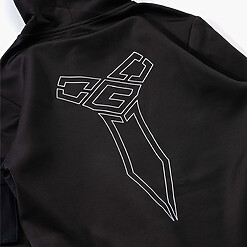 MENS YQ JACQUARD HOODIE
