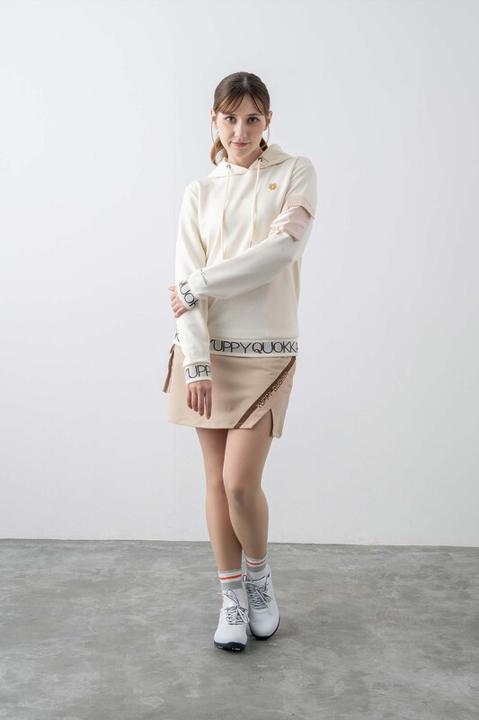 WOMENS YQ JACQUARD HOODIE
