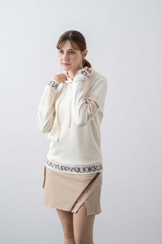 WOMENS YQ JACQUARD HOODIE