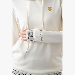 WOMENS YQ JACQUARD HOODIE