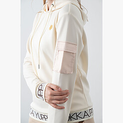 WOMENS YQ JACQUARD HOODIE