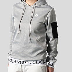 WOMENS YQ JACQUARD HOODIE