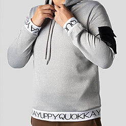 MENS YQ JACQUARD HOODIE