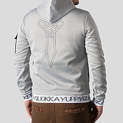 MENS YQ JACQUARD HOODIE