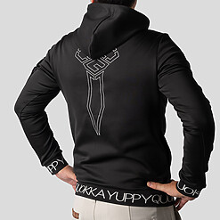 MENS YQ JACQUARD HOODIE